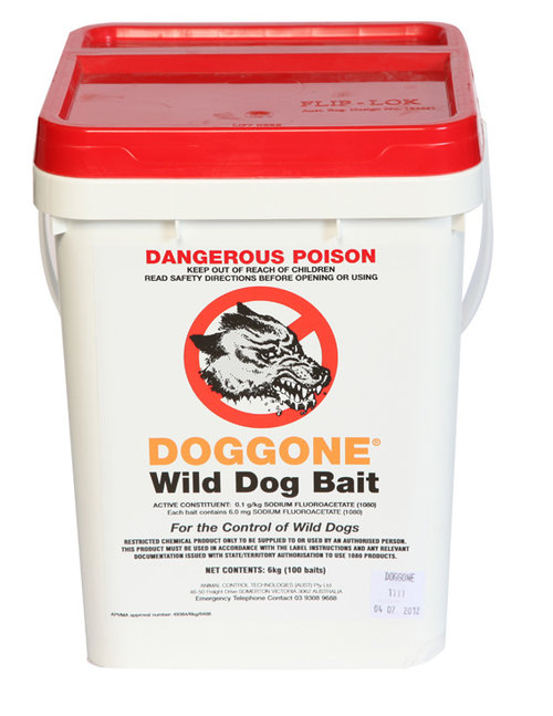 DOGGONE® 1080 Wild Dog Bait – 250 Bait Pail – Trapping Technologies ...